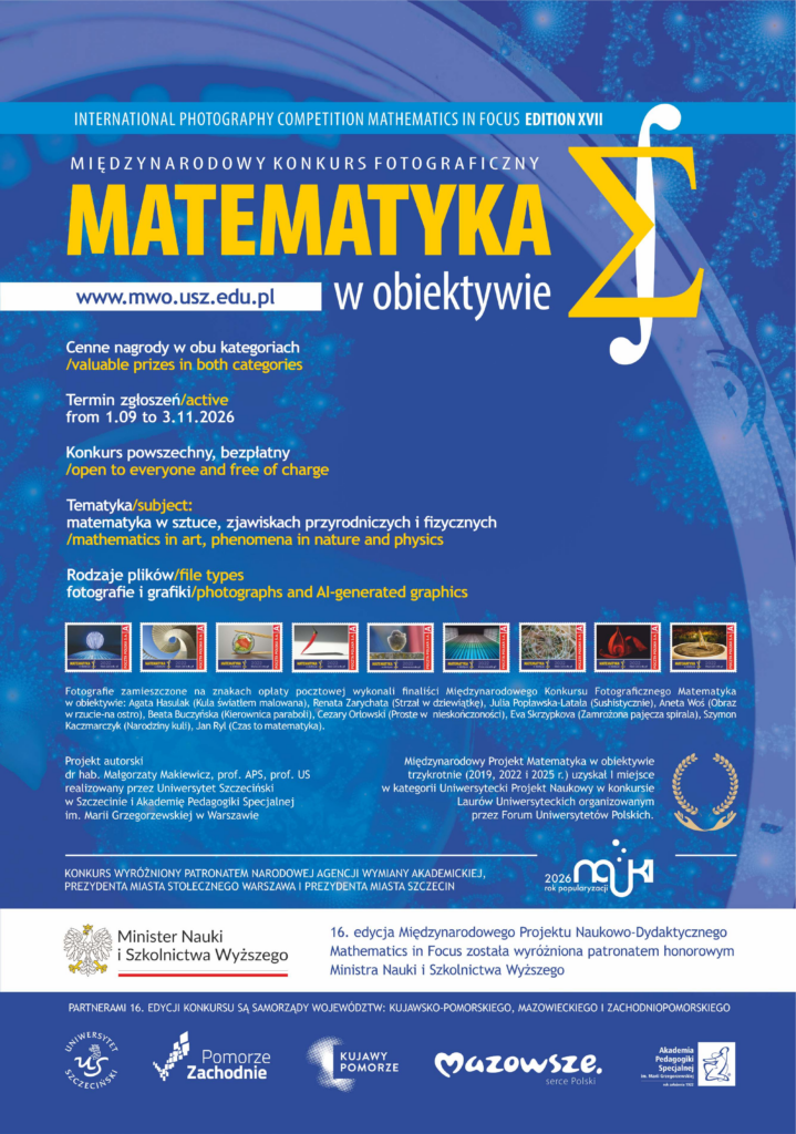 Międzynarodowy konkurs fotograficzny MATEMATYKA W OBIEKTYWIE